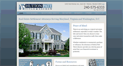 Desktop Screenshot of huttonpatt.com